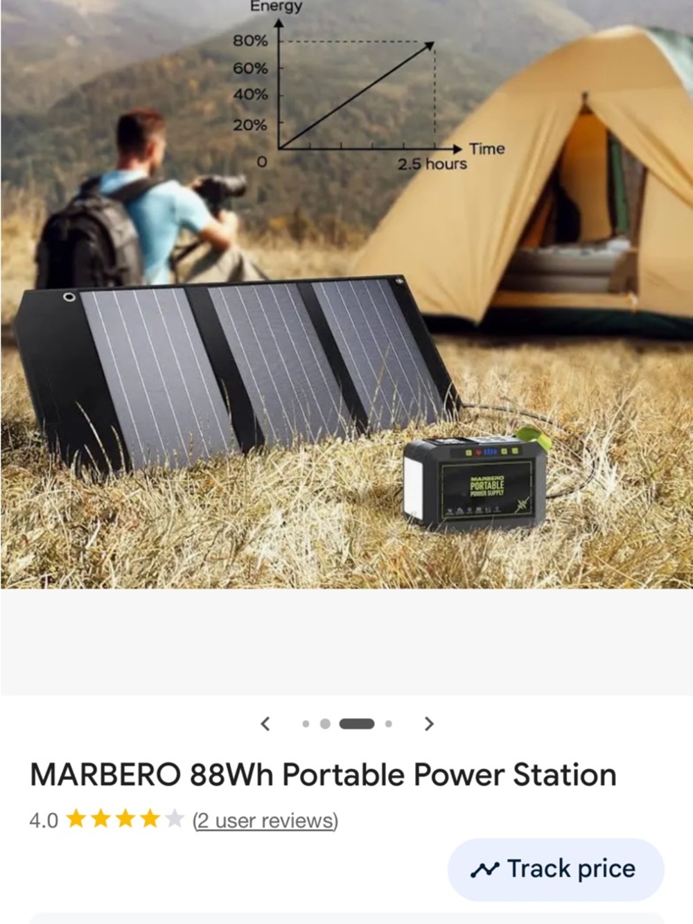 MARBERO Portable Power Supply - Black with Lime Green Accents NWT - Picture 10 of 11